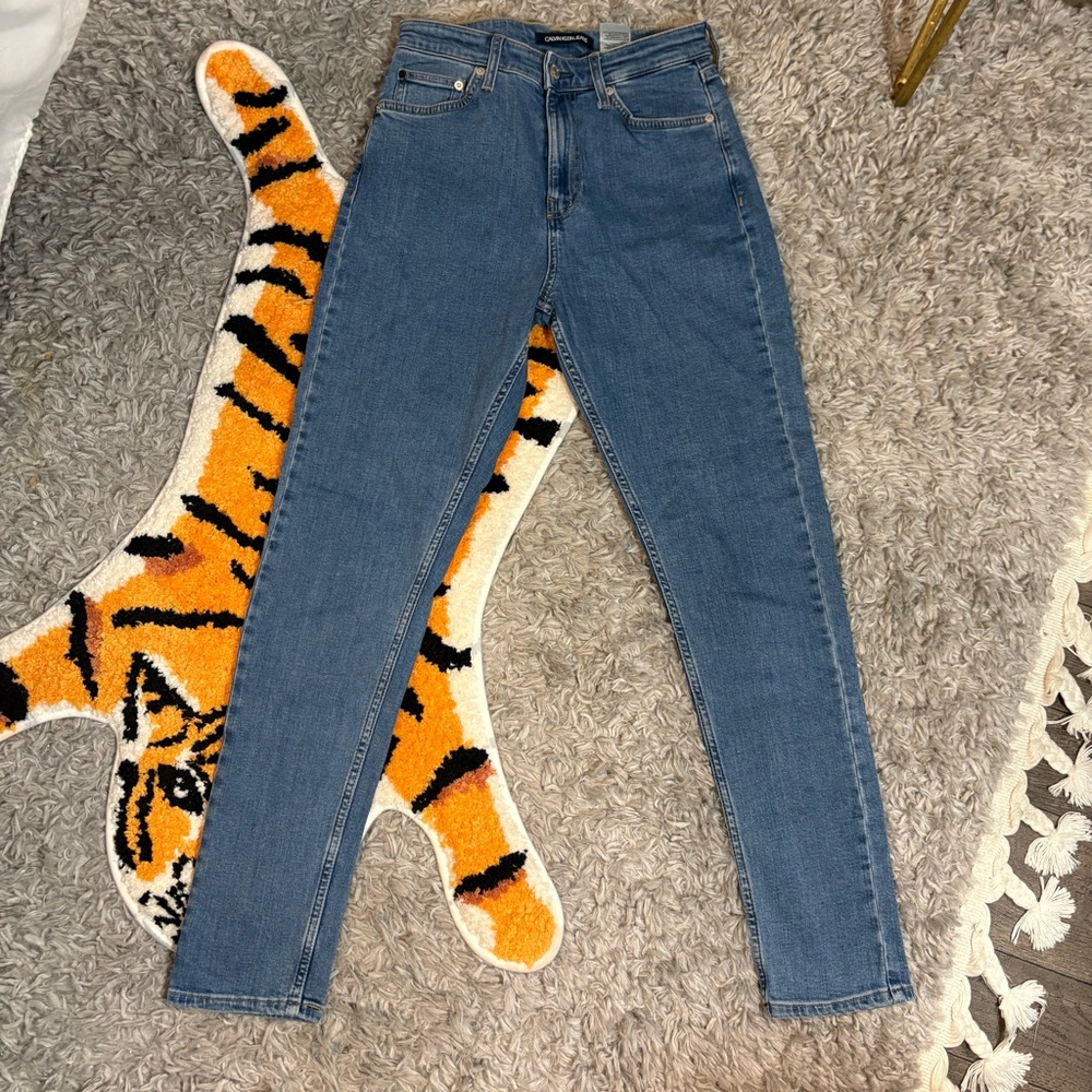 Calvin Klein Blue Skinny Jeans